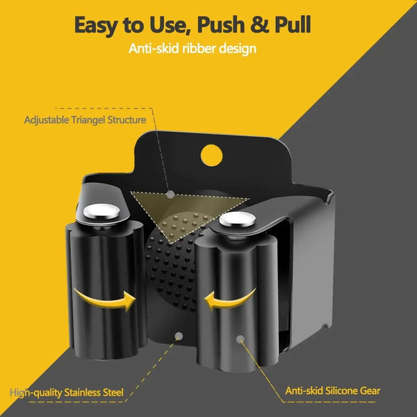 Intelligent Spring-Loaded Home Organizer Clips