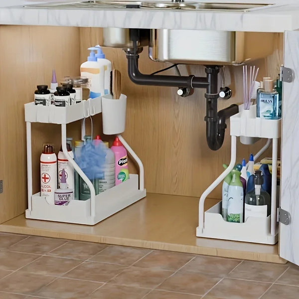 Clutter-Free Under Sink Organizer