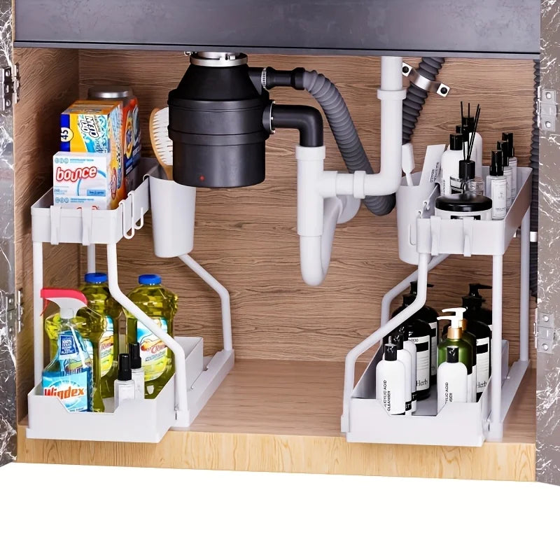 Slide-Out 2-Tier Under Sink Organizer